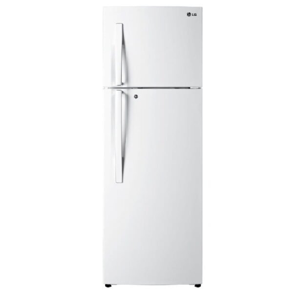 LG 372 Liter Top Mount Refrigerator, Double Door, Inverter Compressor, Color White Model - GLG372RQBB - International Version.