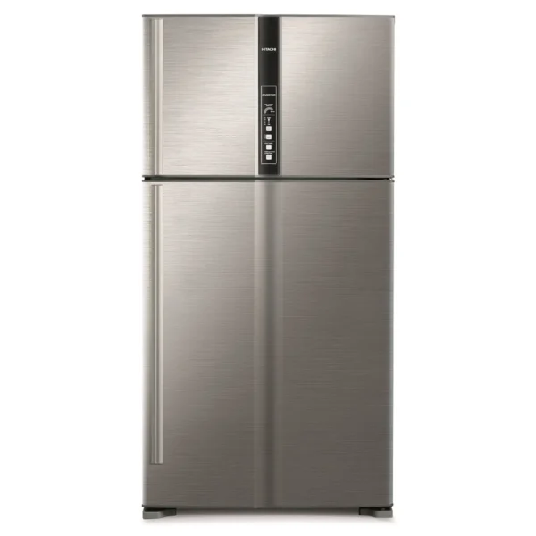 Hitachi 820 Liter Top Mount Refrigerator, Double Door, Inverter Compressor, Dual Fan Cooling, Color Silver Model – RV820PUK1KBSL – 1 Year Full 10 Years Compressor Warranty.