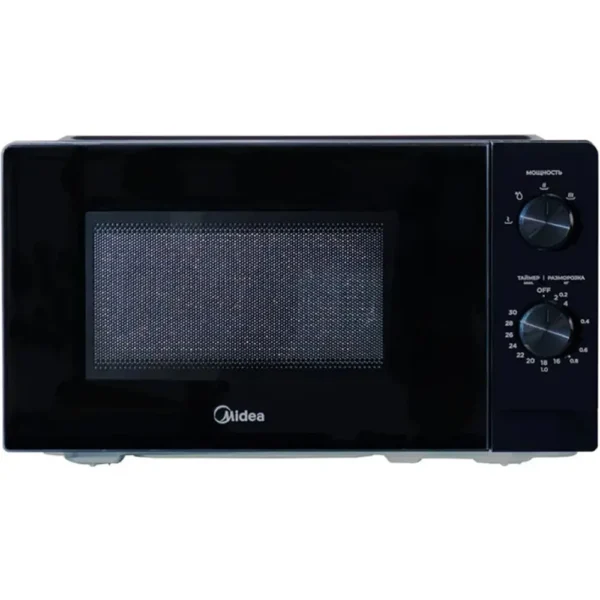 Midea 20 Litres Solo Microwave Oven with 5 Power Levels, 700W, Defrost Function, Inverter Quattro, Xmart Wave Technology, Push Button Black Model – MM7P012MZ-BK – 1 Year Warranty