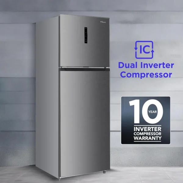 Super General 510 Liters Gross Top Mount Refrigerator LED Lighting, No-Frost, Dual Inverter Compressor, Inox Model – SGR515i – 1 Year Full 10 Year Compressor Warranty - Image 3