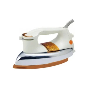 Panasonic 1000 Watt Heavy Weight Dry Iron Sole Plate Easy Operation 6 Temperature Settings White Model – NI-22AWTTC – 1 Year Warranty