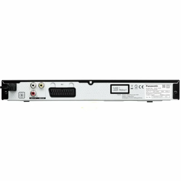 Panasonic Progressive Scan DVD Player Black Model DVD-S500GF-K – 1 Year Warranty - Image 2