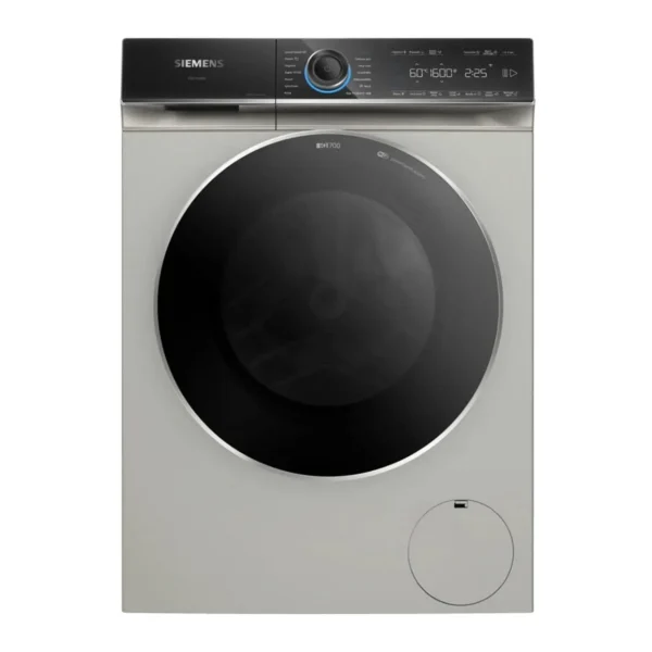 Siemens 10 KG Front Load Washing Machine, Fully Automatic, IQ700, 1600 RPM, Color Inox Silver Model – WG56B20XGC – 1 Year Warranty.