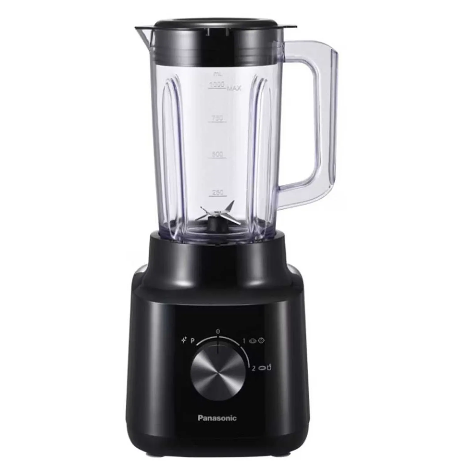 Panasonic 1.45 Liter Blender, 2 Dry Mill For Grinding, Plastic Jug, Stainless Steel Blade, Color Black Model – MX-CP3121KTN – 1 Year Warranty.