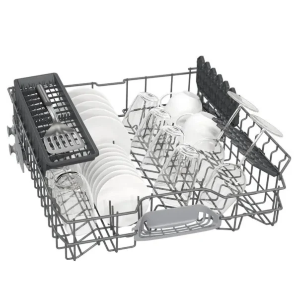 Siemens 60 cm Fully-Integrated Dishwasher, iQ100, 6 Programs, Home Connect, AquaStop, Color Black Model – SN616X00AM – 1 Year Full Warranty - Image 3