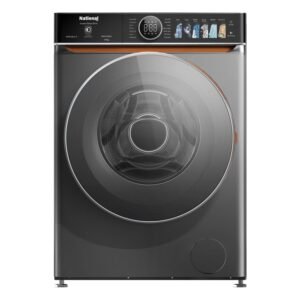 National 14 Kg Washer 9 Kg Dryer Pro Front Load, Hygiene Steam, Digital Control Panel, Color Silver Model – NP-WD149LG2S – 1 Year Warranty.