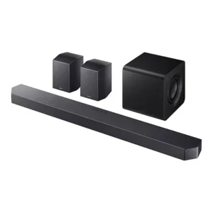 Samsung 9.1.4 CH Soundbar, Q-Series, Subwoofer and Rear Speaker, Wireless Dolby Atmos, Q-Symphony, Color Titan Black Model – HW-Q930F-ZN – 1 Year Warranty.
