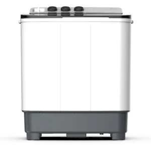 Midea 17 Kg Twin Tub Washing Machine, Durable Body, Humanized Hook Design, Color White/Grey Model – MT100W170/W-AE – 1 Year Full Warranty