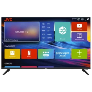 JVC 90 Inch Edgeless 4K UHD Smart TV, Dolby Vision Atmos, Bluetooth, Remote with Voice Commands 2024 Model – LT-90NQ7155 – 1 Year Warranty