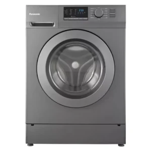 Panasonic 8 Kg Front Load Washing Machine, Fully Automatic, ‎1200 RPM, Color Silver Model – NA-128XB1LAS – 1 Year Warranty.