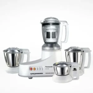 Panasonic Mixer Grinder 1000W 4 Stainless Steel Jars White Model MX-AC400WNA – 1 Year Warranty