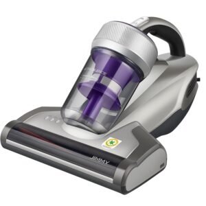 Jimmy 700W Anti-Mite UV Vacuum Cleaner Professional UV Lamp kills 99.99% Bacteria, 245mm Wide Suction Corded Handheld Silver/Purple Model – JV35 | 1 Year Warranty
