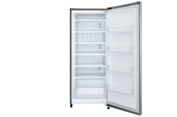 LG 168 Liter Single Door Freezer, Turbo Freezing, Smart Inverter, Steel Finishing, Color Silver Model – GN304SLGT – International Version. - Image 2