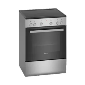 Siemens 66 Liter Free Standing Ceramic Electric Cooker, IQ300, 4 Cooking Zones, Color Silver Model – HK8Q3A150M – 1 Year Brand Warranty.