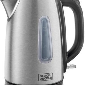 BLACK+DECKER Cordless Electric Kettle, 2200W Power, 1.7L, with Water-Level Indicator - BD-JC450-B5 - 1 Year Full Warranty