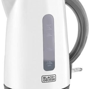 BLACK+DECKER Cordless Electric Kettle, 2200W, 1.7L Capacity, Quick Boiling - BD-JC70-B5 - 1 Year Full Warranty