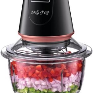 Black+Decker Vertical Chopper With Glass Bowl 400 W - BD-GC430-B5 - 1 Year Full Warranty