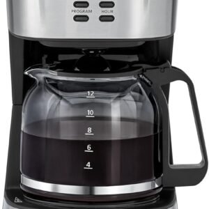BLACK+DECKER 12-Cup Coffee Maker, 900W Programmable Drip Coffee Machine - BD-DCM85-B5 - 1 Year Full Warranty