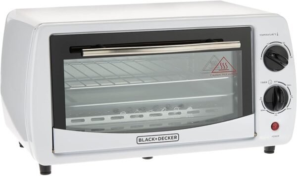 Black & Decker 800W, Toaster Oven, Double Glass Door , Toasting/Baking/Broiling - BD-TRO9DG-B5  - 1 Year Full Warranty