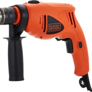 Black+Decker 550W 13mm VSR Keyed Chuck Hammer Drill - BD-HD5513V-B5 - 1 Year Full Warranty