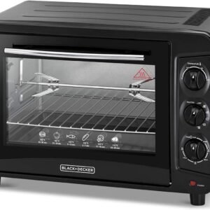 Black & Decker 1500W, Toaster Oven, Double Glass Door , Toasting/Baking/Broiling - BD-TRO35RDG-B5  - 1 Year Full Warranty