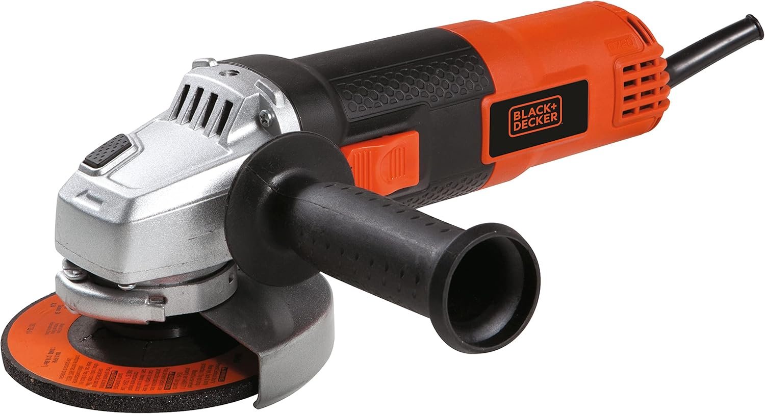 Black+Decker 820W 115Mm Small Angle Grinder - BD-G720P-B5 - 1 Year Full Warranty