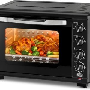 Black & Decker, 2000W, Toaster Oven, Double Glass Door , Toasting/Baking/Broiling - BD-TRO55RDG-B5 - 1 Year Full Warranty