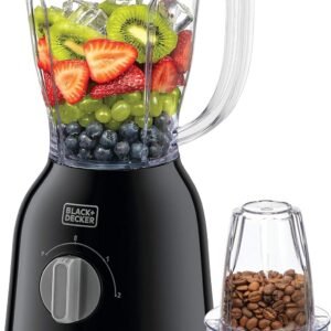 Black and Decker 400 W Blender with Grinder Color Black - BD-BX4130-B5 - 1 Year Full Warranty