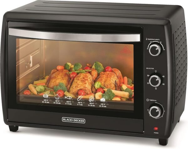 Black & Decker, 2200W, Toaster Oven, Double Glass Door , Toasting/Baking/Broiling - BD-TRO70RDG-B5 - 1 Year Full Warranty