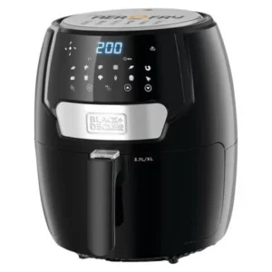 BLACK+DECKER Digital Aero Fry - 13 in 1-4 L Non-Stick Pan - 3.7L Detachable Basket - 1500 Watt - 60 Mins Timer - From 80 Degree C to 200 Degree - BD-AF4037-B5 - 1 Year Full Warranty