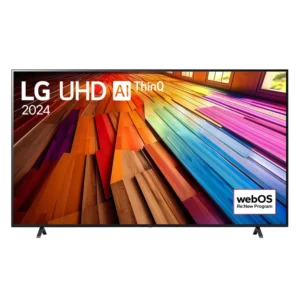 LG 86 Inch UHD 4K Smart TV, UT80 Series, AI Magic Remote, HDR10, webOS24, Color Black (2024) Model – 86UT80006LA