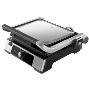 Philips, 5000 Series, Contact Grill 2200W, Adjustable Height, Removable Plates, High Power, Handle Lock, Silver/Black Model – HD6301/90 – 1 Year Warranty