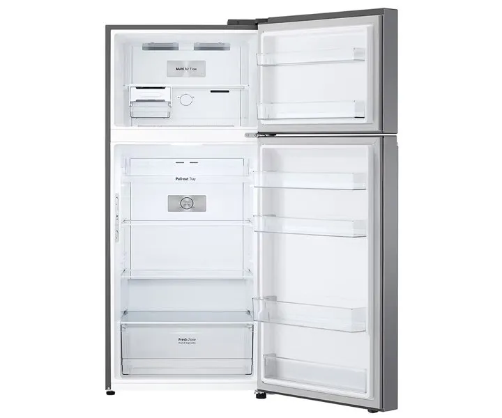 LG 395 Liter Top Mount Refrigerator, Smart Inverter Compressor, Multi Air Flow, Color Silver Model – GNB502PLGB - Image 2