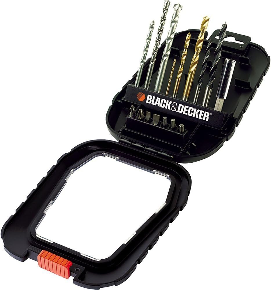 Black+Decker 16 Pieces Mixed Drilling Screwdriving Accessory Set - BD-A7186-XJ - 1 Year Full Warranty