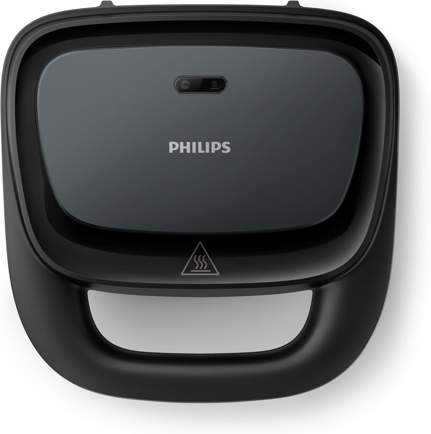 Philips Sandwich Maker 750W, Nonstick Plates, On/Off Switch, Black - HD2330/90 - 1 Year Full Warranty