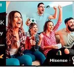 Hisense 58Inch 4K UHD Smart TV, VIDAA Operating System, Color Black Model – 58A61N – 1 Year Full Warranty.
