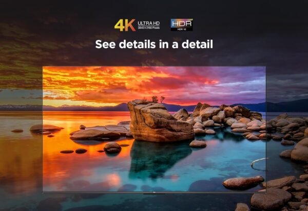 TCL 85Inch 4K UHD QLED Google Smart TV with Dolby Vision, Dolby Atmos, HDR10+, AiPQ Processor & Bezel-Less Design - 85P745D-T2 - 1 Year Full Warranty