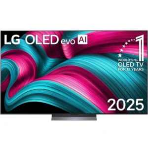 LG 77 Inch OLED evo AI Smart TV, C5 Series, AI Magic Remote Dolby, webOS25 2025, Color Black Model – OLED77C56LA