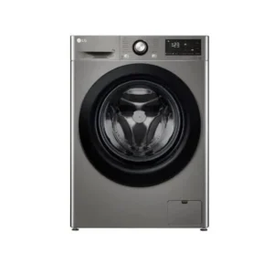 LG 9 Kg Front Washing Machine, Direct Drive Motor, 1400 RPM, Color Silver Model – F4R6VYGCP-EG – 1 Year Warranty.