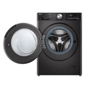 LG 12 Kg Washer 8 Kg Dryer Front Load, Turbo Wash, AI DD™ Steam™ ThinQ™, 1400 RPM Color Black Model – F4V9BDP2EE – International Version.