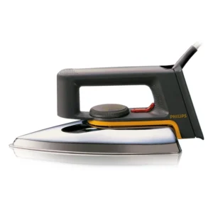 PHILIPS Classic Dry Iron, 1000 Watt, Linished Soleplate Color Black Model – HD1172/07 – 1 Year Warranty.