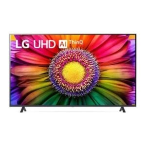 LG TV 65Inch 4K Ultra HD Smart TV, Al ThinQ, HDR10, Magic Remote, UR80 Series, WebOS 25, Color Black Model - 65UR80506LK EG - International Version