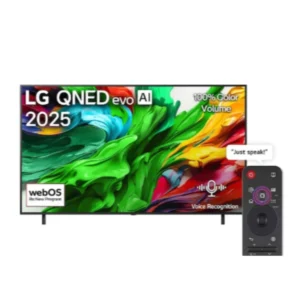 LG 75 Inch QNED Evo AI MiniLED, QNED86 Series, Magic Remote, Voice Recognition, WebOS25, Color Black Model – 75QNED86A6A