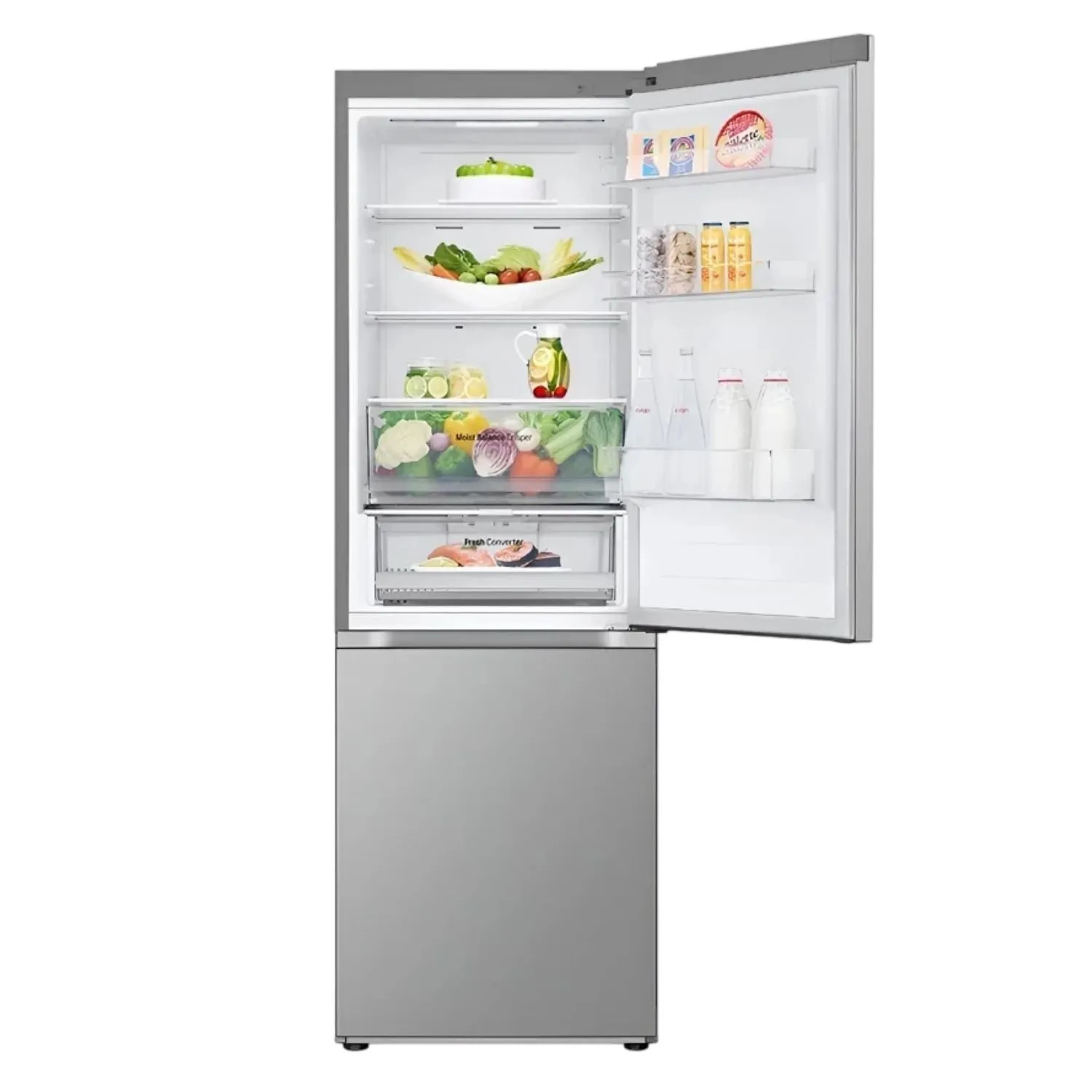 LG 509 Liter Bottom Freezer, Inverter Compressor, Multi AirFlow, No Frost, Inverter Compressor, Color Silver Model – GRB509FMFW - Image 2