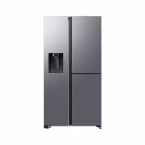 Samsung 653 Liter Side By Side Refrigerator, Double Door, Bespoke Design, AI Refrigerator, Auto Open Door, Color Silver Model – RS80F64GDTKW-CN – 1 Year Full 20 Year Compressor Warranty.
