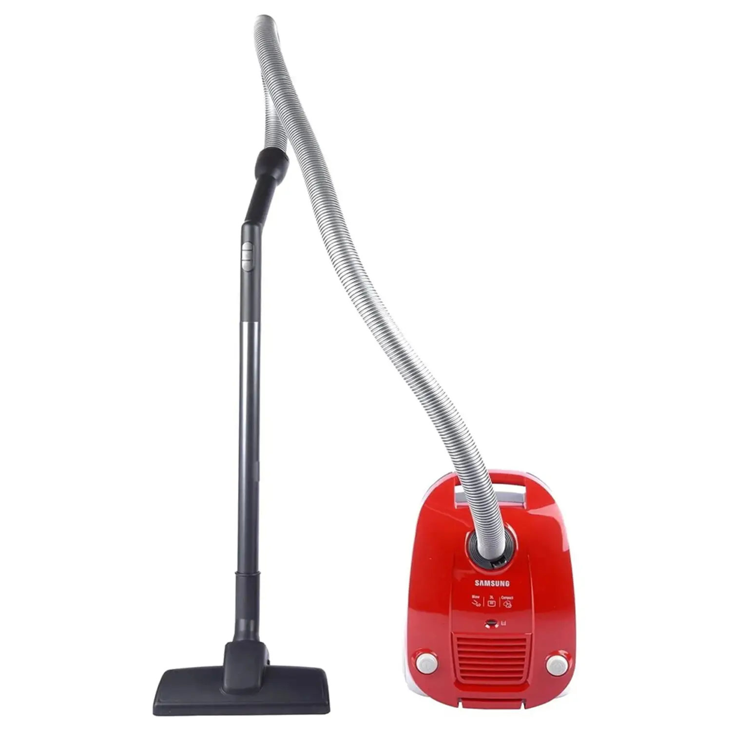 Samsung 1600W Canister Bag Vacuum Cleaner Color Red Model - VCC4130S47/SAR VN - 1 Year Full Warranty