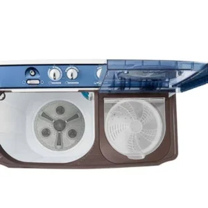 LG 16Kg Twin Tub Washing Machine, Semi Automatic, 3 Wash Programs, Color White Model – P1961RWPT TH – International Version.