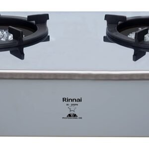 Rinnai 2-Burner Gas Stove, Low-Pressure, Cast Steel Design Color Silver Model - RI2RSPN