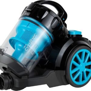 BLACK+DECKER Multi Cyclone Bagless Corded Vacuum Cleaner, 2000W, 2.5L Capacity, 6-Stage HEPA Filtration, Color Blue - VM2080-B5