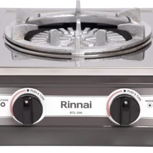 Rinnai 1 Burner Gas Stove Stainless Steel Color Silver Model - RTL35K